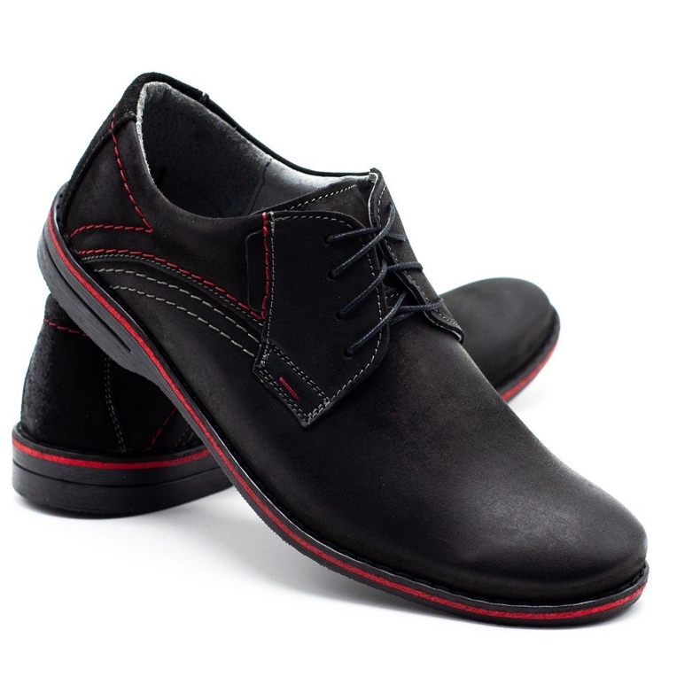Zapatos hombre olivier piel 242 negro 1