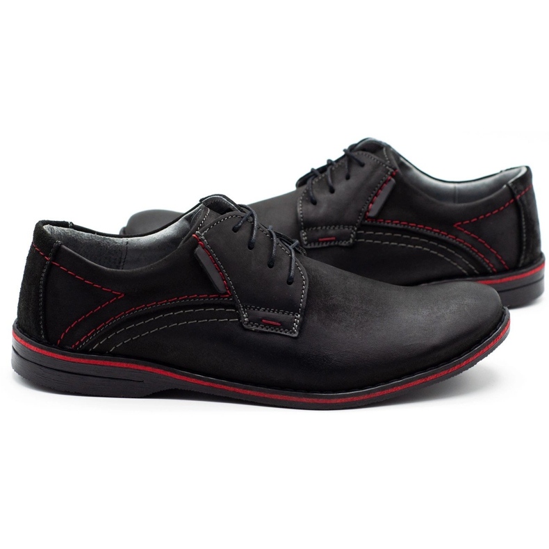Zapatos hombre olivier piel 242 negro 2
