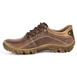 KOMODO Zapatos trekking hombre piel 700 marrón 2
