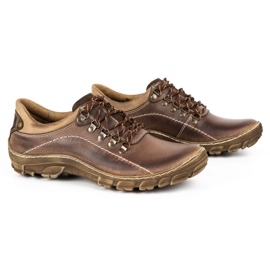 KOMODO Zapatos trekking hombre piel 700 marrón 3