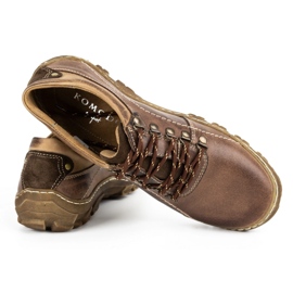 KOMODO Zapatos trekking hombre piel 700 marrón 5