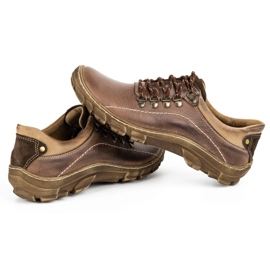 KOMODO Zapatos trekking hombre piel 700 marrón 6