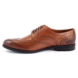 Olivier Zapato brogsy marron de vestir 617 marrón 1