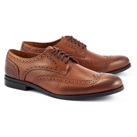 Olivier Zapato brogsy marron de vestir 617 marrón 2
