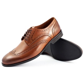 Olivier Zapato brogsy marron de vestir 617 marrón 3