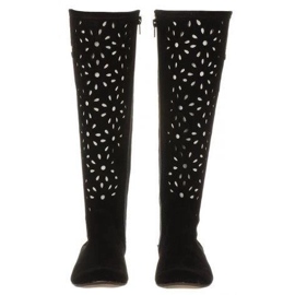 Olivier Botas de mujer negras caladas negro 2 Olivier Botas de mujer negras caladas negro 2