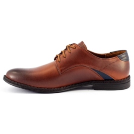 Lukas Zapatos de hombre elegantes 253LU marrón 3