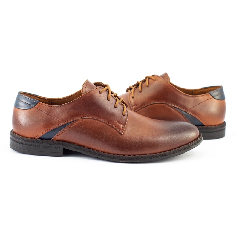 Lukas Zapatos de hombre elegantes 253LU marrón 2