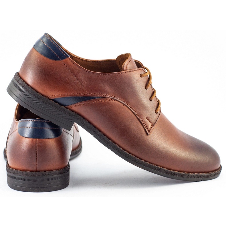 Lukas Zapatos de hombre elegantes 253LU marrón 1