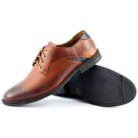 Lukas Zapatos de hombre elegantes 253LU marrón 5