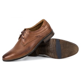 KOMODO Zapatos de hombre elegantes 877 marrón 4
