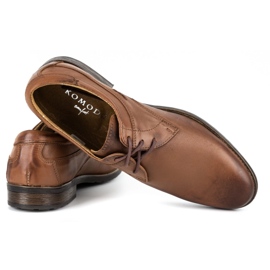 KOMODO Zapatos de hombre elegantes 877 marrón 5