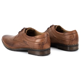 KOMODO Zapatos de hombre elegantes 877 marrón 7