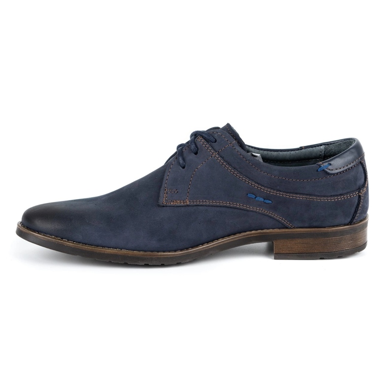 KOMODO Zapatos de hombre elegantes 877 azul marino 1