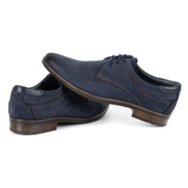KOMODO Zapatos de hombre elegantes 877 azul marino 5