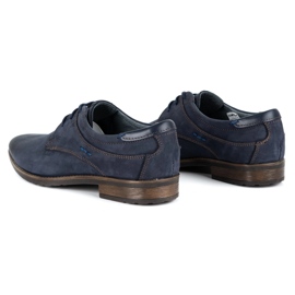 KOMODO Zapatos de hombre elegantes 877 azul marino 6