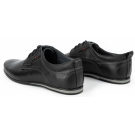 Olivier Zapatos de hombre elegantes para jeans 731 negro 6