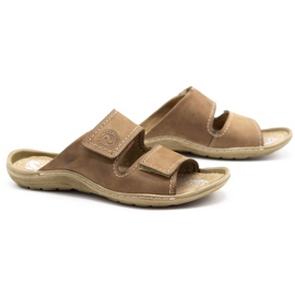 Zapatillas de hombre 048 Marrón 5
