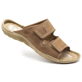 Zapatillas de hombre 048 Marrón 4