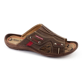 Olivier Pantuflas marrones 334GT para hombre marrón 3