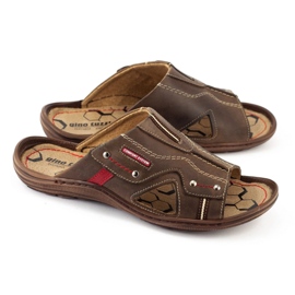 Olivier Pantuflas marrones 334GT para hombre marrón 5