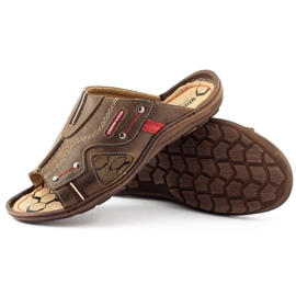 Olivier Pantuflas marrones 334GT para hombre marrón 6