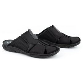 Polbut Zapatilla piel hombre 312 negro 4