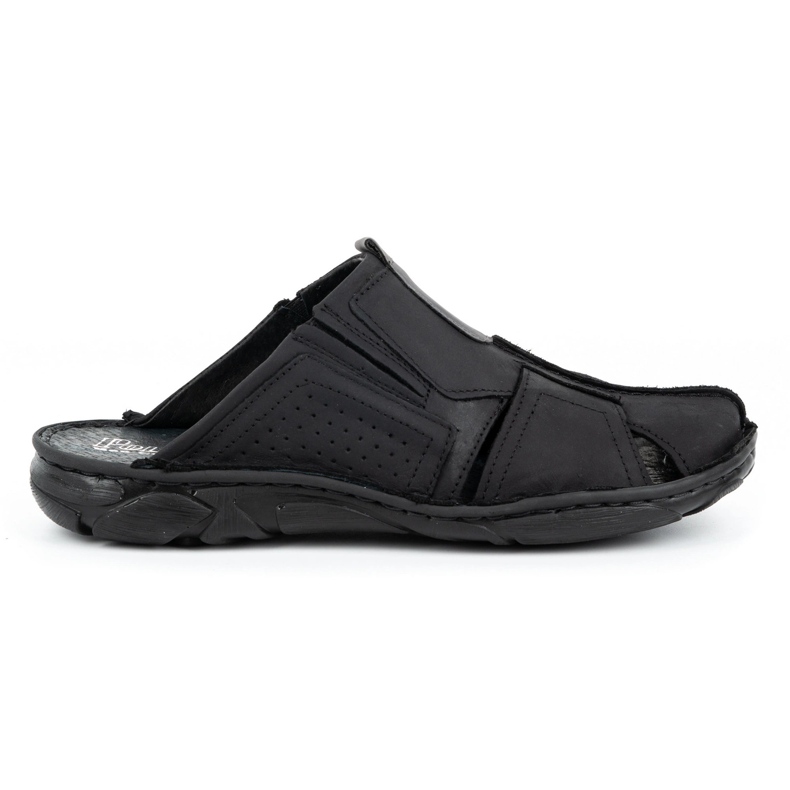 Polbut Zapatilla piel hombre 312 negro 1