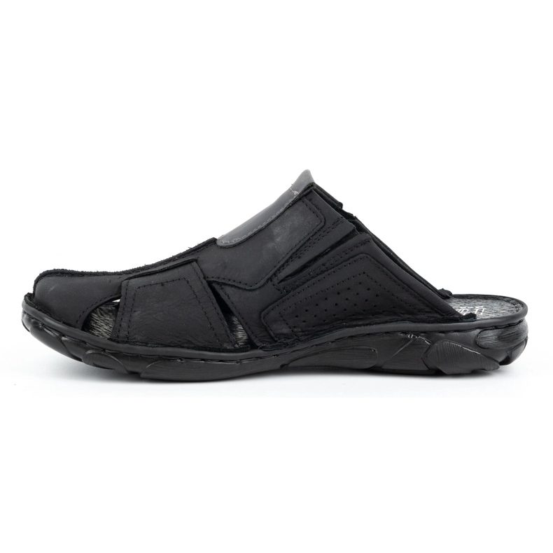 Polbut Zapatilla piel hombre 312 negro 2
