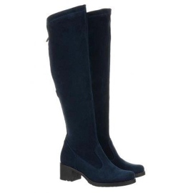 Olivier Botas de abrigo Agnes azul marino 1