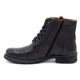Olivier Botas de nieve negras 312 para hombre negro 1 Olivier Botas de nieve negras 312 para hombre negro 1