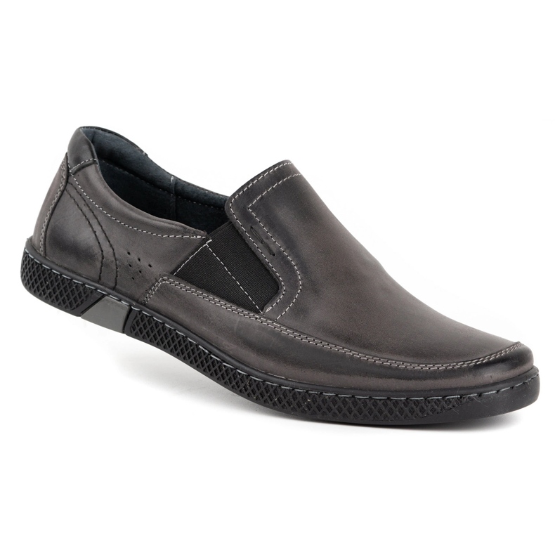 KOMODO Mocasines de hombre gris 912 1