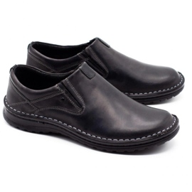 Joker Mocasines hombre piel gris 382 2