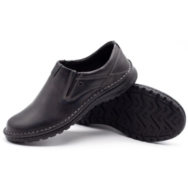 Joker Mocasines hombre piel gris 382 3