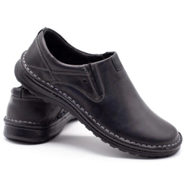 Joker Mocasines hombre piel gris 382 4