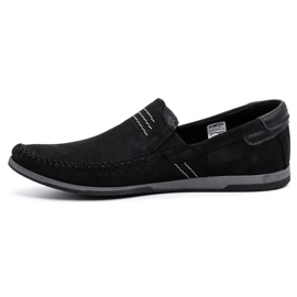KOMODO Mocasines hombre piel 876 ante negro 1 KOMODO Mocasines hombre piel 876 ante negro 1