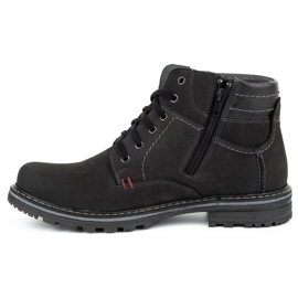 ABIS Calzado de hombre cálido 197 nobuck negro 1