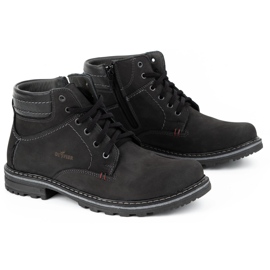 ABIS Calzado de hombre cálido 197 nobuck negro 3