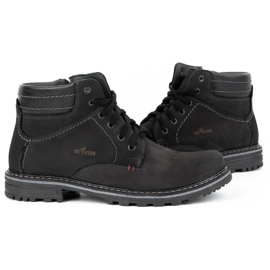 ABIS Calzado de hombre cálido 197 nobuck negro 6