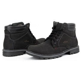 ABIS Calzado de hombre cálido 197 nobuck negro 7