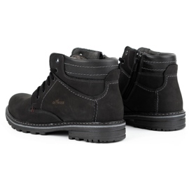 ABIS Calzado de hombre cálido 197 nobuck negro 8