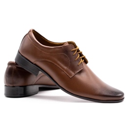 Olivier 108 zapatos formales de hombre marrón 8