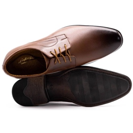 Olivier 108 zapatos formales de hombre marrón 3