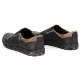 Polbut Brogues para hombre 401 Summer Black negro 7