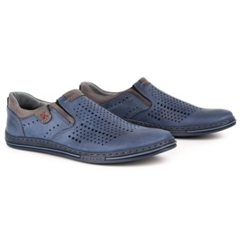 Polbut Zapatos Brogues 401 Verano Azul Marino para Hombre 3