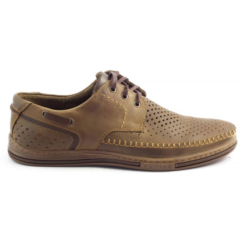 Polbut Zapatos de hombre calados J44L Pł marrón 1