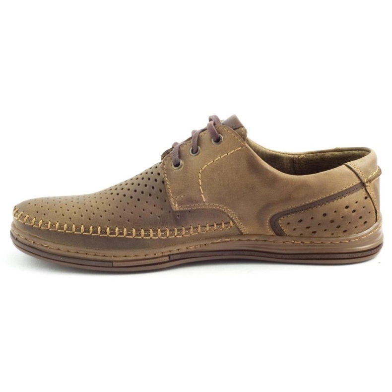 Polbut Zapatos de hombre calados J44L Pł marrón 2
