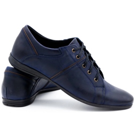 Polbut Zapatos de hombre C25 azul marino 4