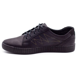 Polbut Zapatos casual de hombre J66 negro con dorado multicolor 1 Polbut Zapatos casual de hombre J66 negro con dorado multicolor 1