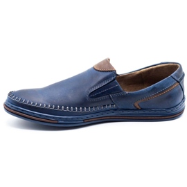 Polbut Zapatos hombre mocasines 09 azul marino 1